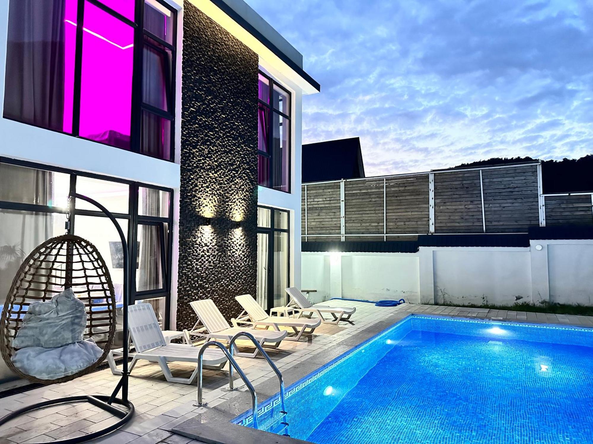 Qafqaz White Mountain Villa Qax Exterior foto